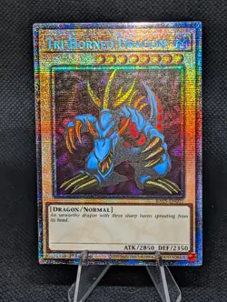 Tri-Horned Dragon 1st Ed. Starlight Rare Rarity Collection 5 RA05-EN001 Yu-Gi-Oh - Image 1