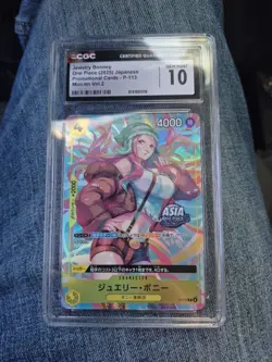 2025 ONE PIECE JP JEWERLY BONNEY PROMO P-113 MINI-TIN CGC 10 - Image 1
