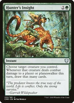 Hunter's Insight [Commander Legends] Magic MTG - Image 1