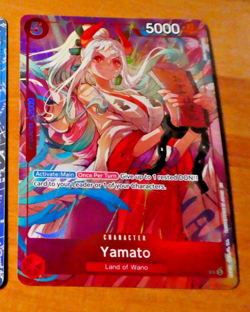 ONE PIECE ENGLISH CARD GAME HOLO CARTE Yamato EB01-007 ALT EN NM - Image 1