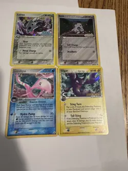 Pokemon TCG Vintage Holo Delta Species 4 Card Lot - Lairon Aron Gorebyss Gligar - Image 2