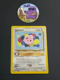 Pokemon TCG Igglybuff 40/75 - English Neo Discovery Non Holo Card NM - Image 1