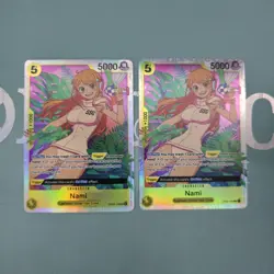 X2 OP08-106 Nami English Super Rare One Piece Cards - Image 1