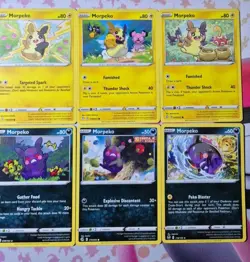 Pokemon Card Morpeko Bundle 035/072 036/072 Shining Fates Destined Rivals - Image 3