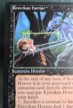 MTG Krovikan Horror | Alliances | NM | Rare Black Creature | - Image 4