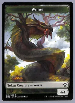 Wurm - Token - 19 - Commander: Dominaria United (DMC) MTG - Image 3