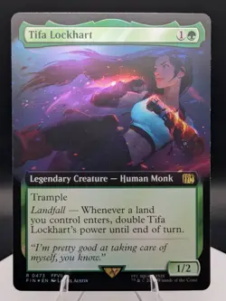 Tifa Lockhart Extended Art FOIL Final Fantasy MTG (NM) - Image 1