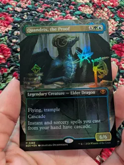 Quandrix, the Proof (Borderless) Secrets of Strixhaven Foil - Image 1