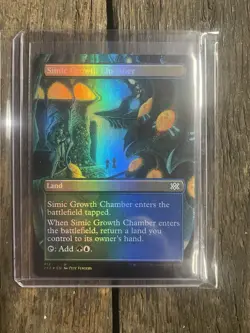 *SIMIC GROWTH CHAMBER* Borderless Foil - Double Masters 2022 : MTG : NM - Image 1