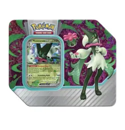 Meowscarada ex Paldea Partners Tin - Pokemon TCG - Factory Sealed - Image 1