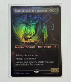 FOIL Witherbloom, the Balancer (Secrets of Strixhaven) - Borderless - NM MTG - Image 1