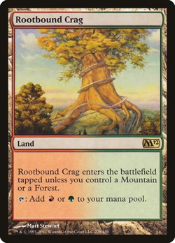 MTG - Rootbound Crag - M12 - Magic the Gathering - Image 1