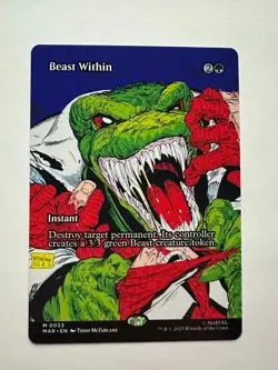 MTG Beast Within Borderless Marvel's Spider-Man NM - Image 1