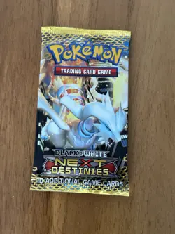 2012 POKEMON BLACK & WHITE NEXT DESTINIES SEALED BOOSTER PACK RESHIRAM ART - Image 1