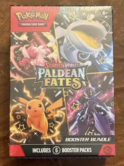 🔥Pokemon TCG Scarlet & Violet Paldean Fates Booster Bundle NEW SEALED IN HAND🔥 - Image 1