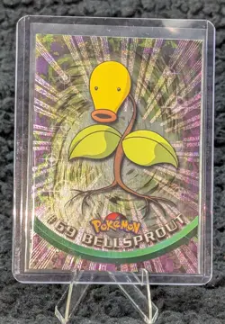 Pokemon Bellsprout #69 FOIL Topps TV Animation EditionSeries 1 Black Logo LP - Image 3