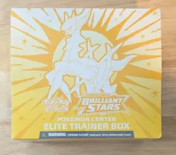 Brilliant Stars Pokemon Center ETB Sword & Shield Elite Trainer Box Sealed - Image 2