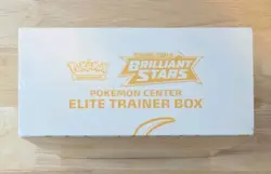 Brilliant Stars Pokemon Center ETB Sword & Shield Elite Trainer Box Sealed - Image 3