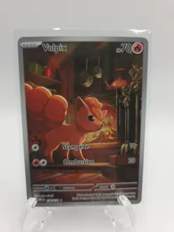Pokemon TCG Vulpix Illustration Rare Mega Evolutions #138/132 NM/M Condition - Image 1