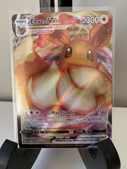 Eevee VMAX SWSH087 - Full Art Promo - Holo Pokemon Card - Near Mint (NM) - Image 1