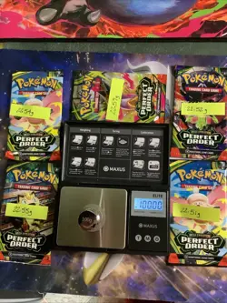 HEAVY! 🔥lot 5 Packs Pokemon TCG Perfect Order Booster Pack Factory Sealed ✅ - Image 2