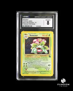 CGC 8 NM/MINT Venusaur Holo Black Star Promo #13 Pokemon TCG Guide Promo - Image 1