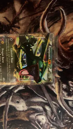 Rayquaza EX 85/124 Dragons Exalted Ultra Rare Pokemon - Image 2