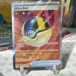 Pokemon TCG Ultra Ball 264/217 Secret Rare Full Art Holo Trainer Item ASC EN - Image 1