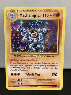 Machamp Holo Rare Pokemon Evolutions 59/108 - Image 1