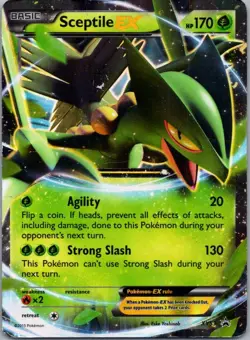 Pokemon TCG Sceptile-EX XY53 XY Black Star Promos Holo HP - Image 1