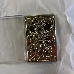 Nintendo Pokemon Mewtwo Gold-Plated Card Burger King 1999 Collectible - Image 1