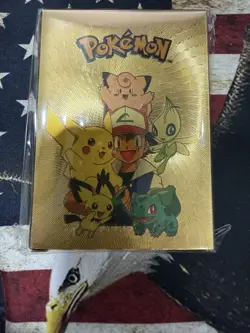 Pokemon Golden Foil Cards Single Pack Gold Foil New Sealed - Image 1