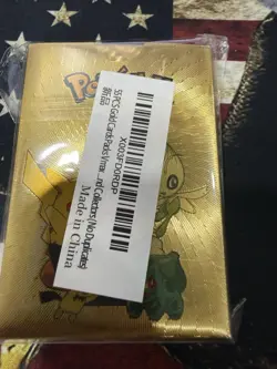 Pokemon Golden Foil Cards Single Pack Gold Foil New Sealed - Image 2