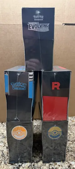 Pokemon Etb Evolving Skies Destined Rivals Black Bolt Mega Evolution Sealed Lot - Image 5