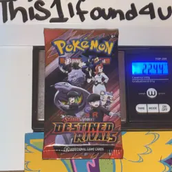 22.43/44g Pokemon TCG: Destined Rivals - English Booster Pack SEALED - Image 1