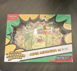 Pokemon Mega Meganium EX Box Set Ascended Heroes Promo Card Game - Image 1