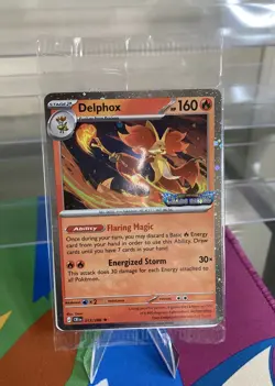 Delphox 013/086 Stamped Promo SEALED Chaos Rising Pokemon Card - Image 1