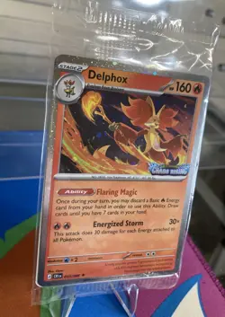 Delphox 013/086 Stamped Promo SEALED Chaos Rising Pokemon Card - Image 2
