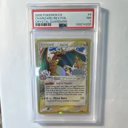 2006 Pokemon EX Crystal Guardians Charizard Delta Species Rev Holo 4/100 PSA 7 - Image 1