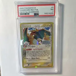 2006 Pokemon EX Crystal Guardians Charizard Delta Species Rev Holo 4/100 PSA 7 - Image 2