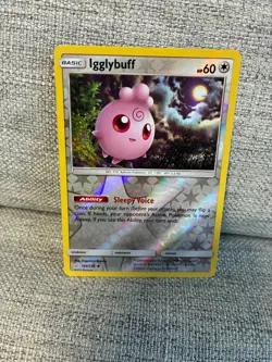 Pokemon TCG Igglybuff Reverse holo 168/236 Cosmic Eclipse (LP+) - Image 1
