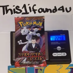 22.47/48g Pokemon TCG: Destined Rivals - English Booster Pack SEALED - Image 1