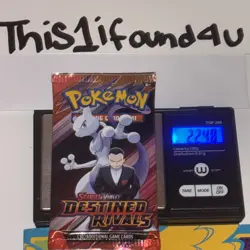 22.47/48g Pokemon TCG: Destined Rivals - English Booster Pack SEALED - Image 3