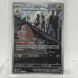 Pokemon TCG Team Rocket’s Dugtrio #239/217 Illustration Rare NM - Image 1