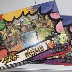 Pokemon First Delux Pin Collection Mega Evolution Ascended Heroes - Image 3