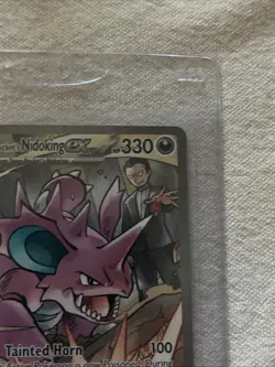 Pokemon Destined Rivals Team Rocket's Nidoking ex 233/182 Special Illustration - Image 3