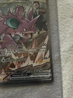 Pokemon Destined Rivals Team Rocket's Nidoking ex 233/182 Special Illustration - Image 5