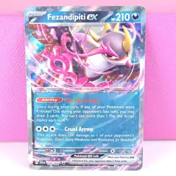 Pokemon Fezandipity EX 038/064 Shrouded Fable LP - Image 1
