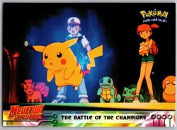 POKEMON TOPPS THE FIRST MOVIE THE BATTLE OF THE CHAMPIONS #25 NON HOLO NM - Image 1