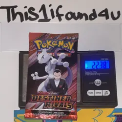 22.38/39g Pokemon TCG: Destined Rivals - English Booster Pack SEALED - Image 3